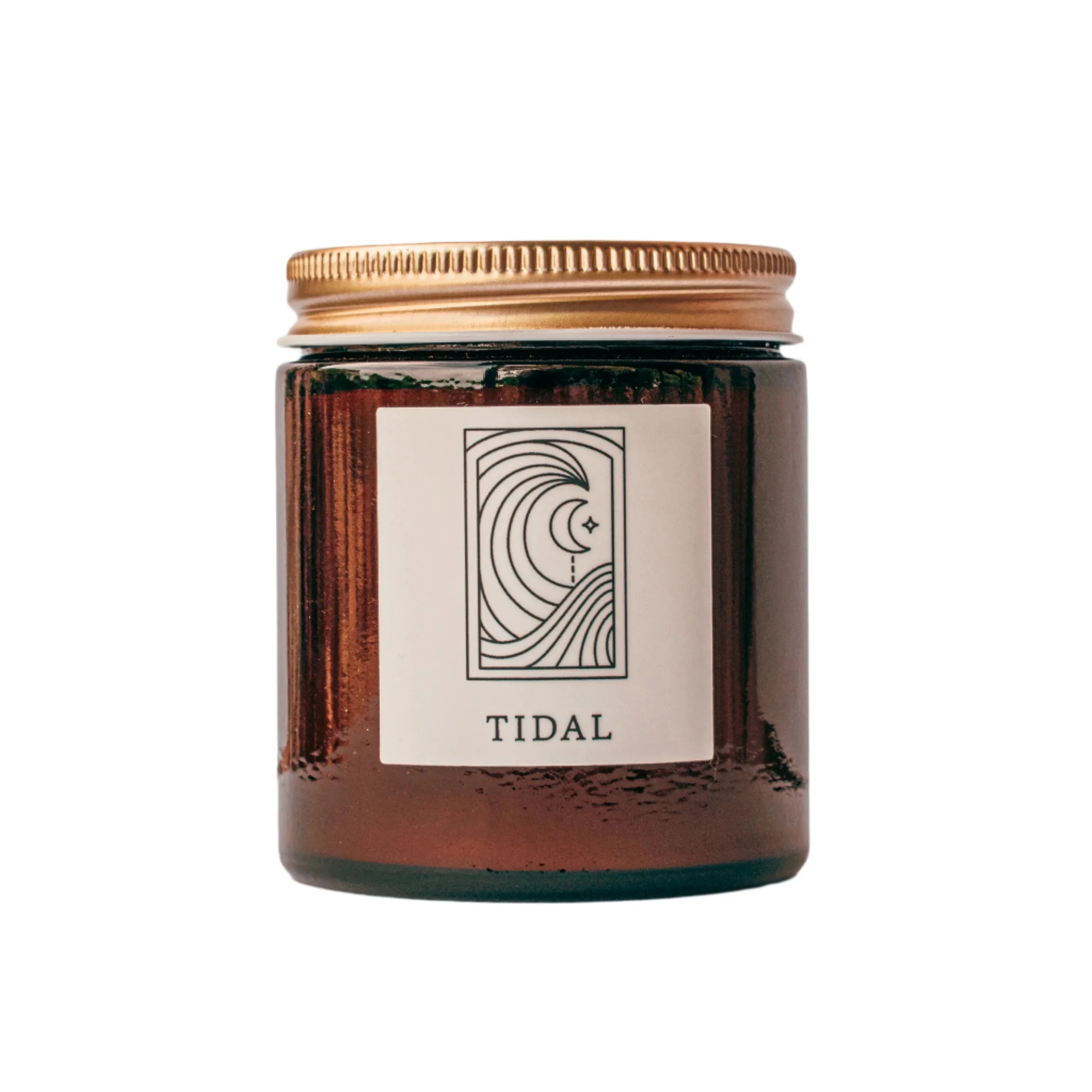 Tidal Fine Fragrance Candle, back view - House Of Avana