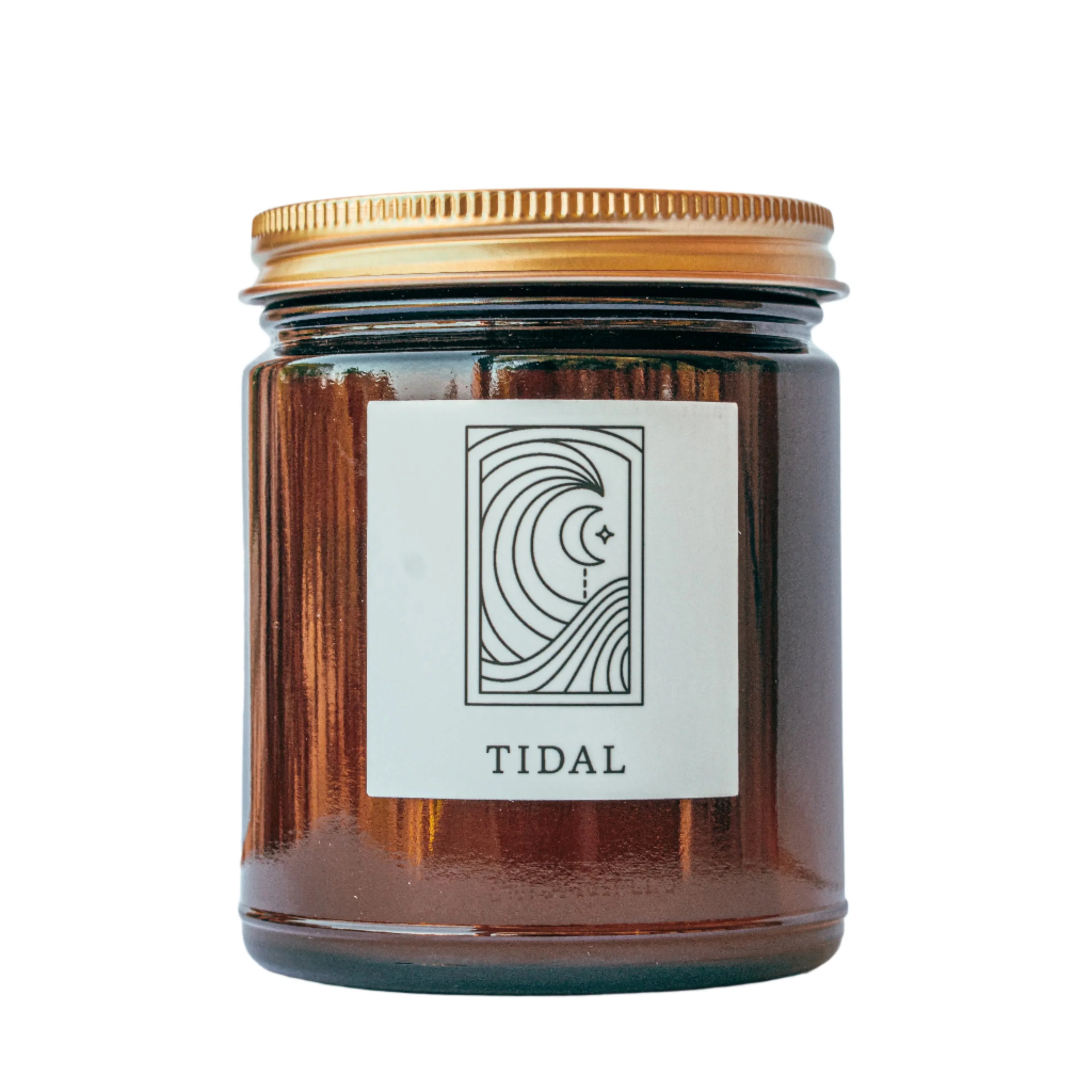 Tidal Fine Fragrance Candle, front view - House Of Avana