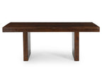 Timbergirl Dark Mango Wood Dining Table - 80"