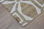 Timbergirl Geometric Cream Handmade Rug