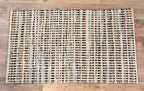 Timbergirl Leather Multicolor Handmade Rug
