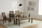 Timbergirl Old Reclaimed Wood Bench