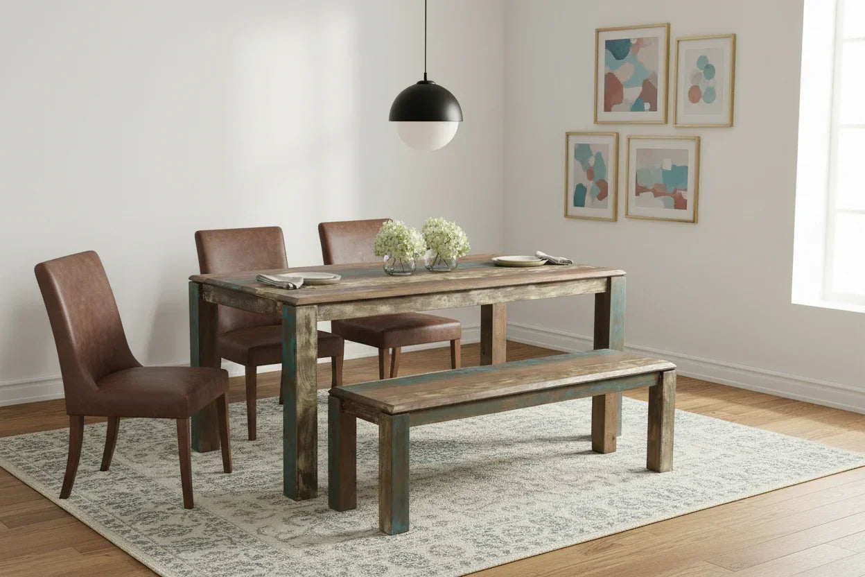 Timbergirl Old Reclaimed Wood Bench