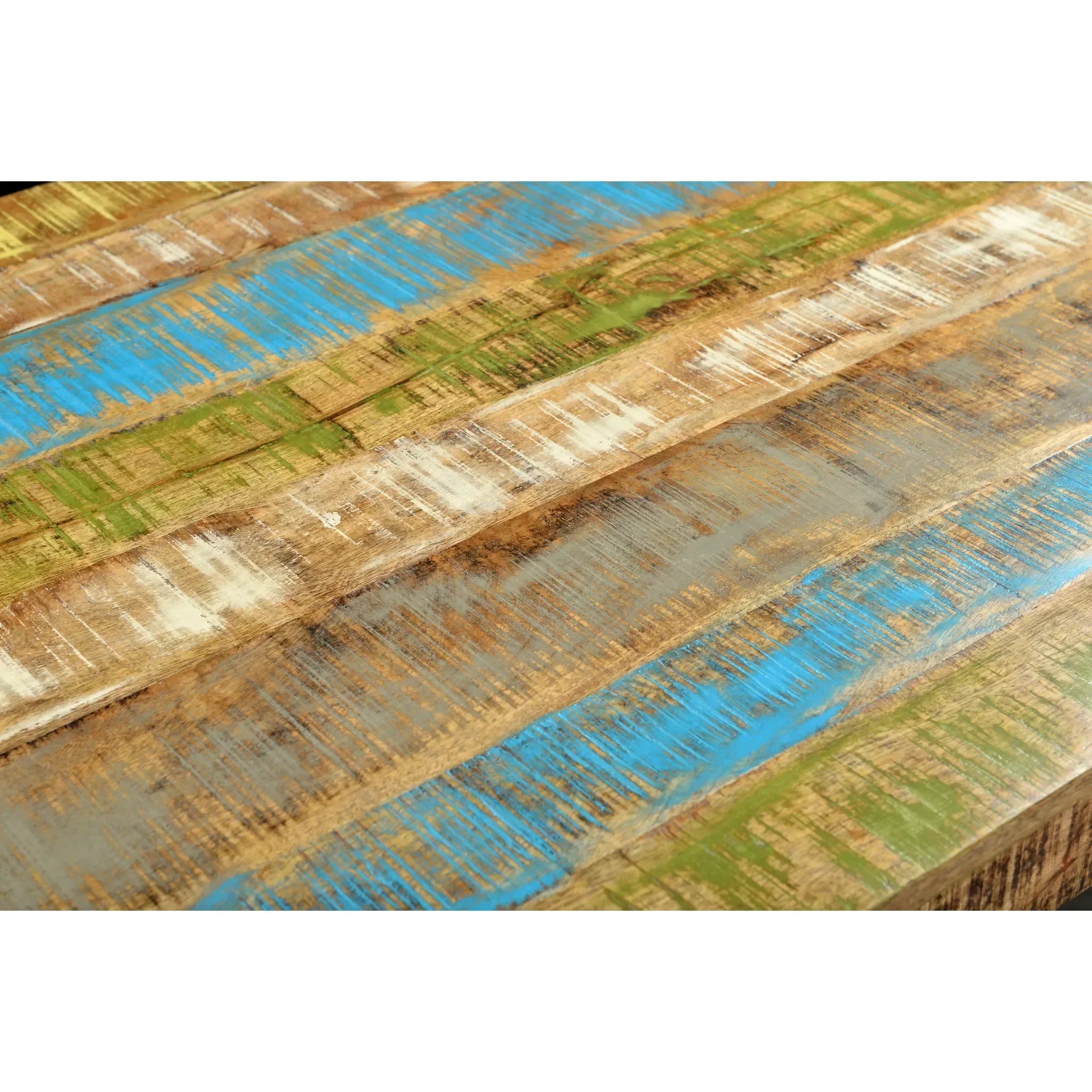 Timbergirl Suman Rustic Multicolor Dining Table