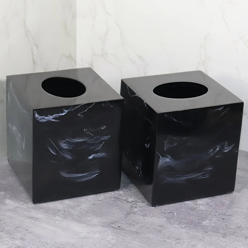 Tissue Box Holder - Luxury Marble, lifestyle image - House Of Avana [[SKU:HOA-TIS-006]]