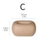 Tissue Box Holder - Modern Ceramic White, alternate view - House Of Avana [[SKU:HOA-TIS-403]]