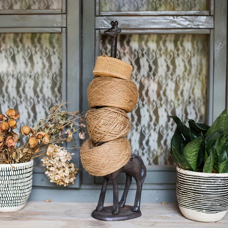Tissue Holder - Modern Metal Giraffe, lifestyle image - House Of Avana
