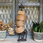 Tissue Holder - Modern Metal Giraffe, lifestyle image - House Of Avana [[SKU:HOA-BAT-002]]