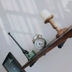 Tissue Holder - Modern Metal Giraffe, angled view - House Of Avana