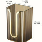 Measurement chart of a decorative item with dimensions labeled