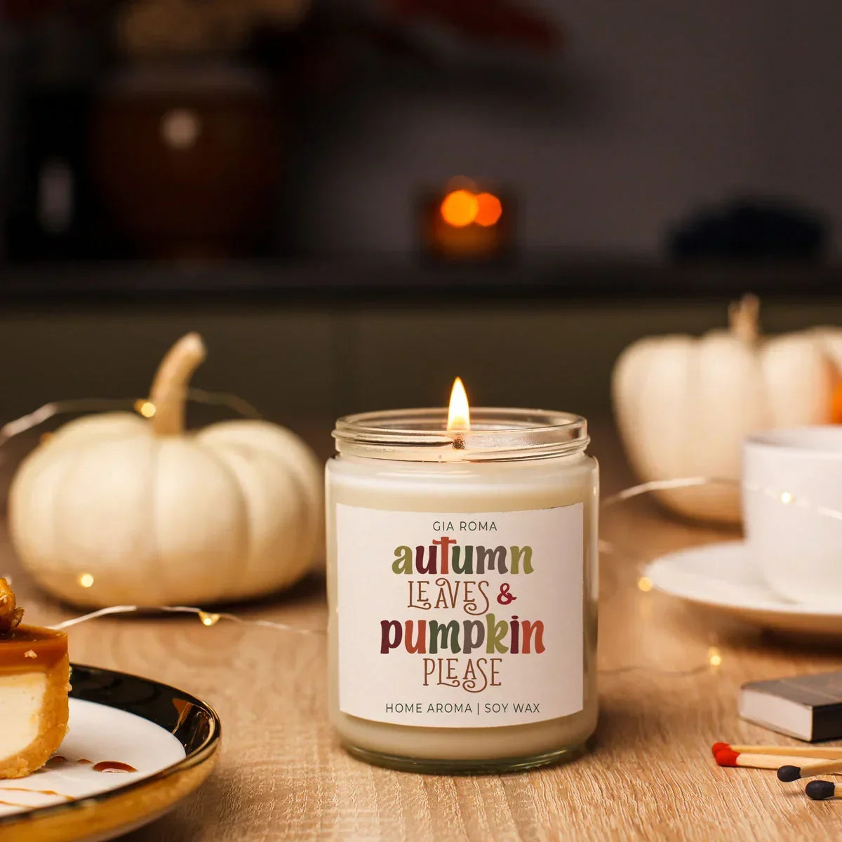 Toasted Pumpkin Candle Gia Roma
