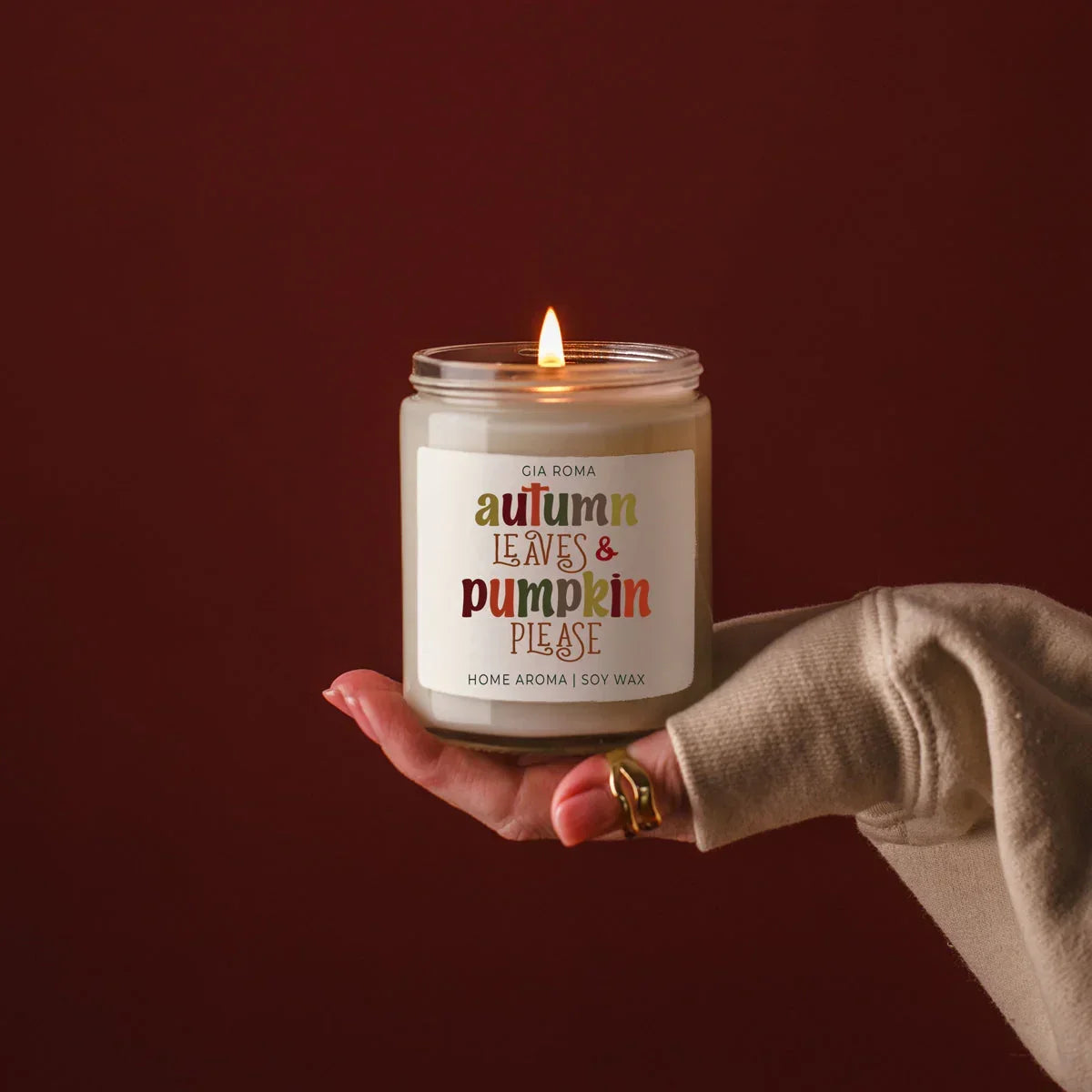 Toasted Pumpkin Candle Gia Roma