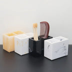 Toothbrush Holders for Bathroom, 2 Slots Toothbrush Holder, Freestanding Countertop Bathroom Organizer, Multifunctional Toothbrush Toothpaste Storage Rack, Bathroom Accessories, Decor House Of Avana