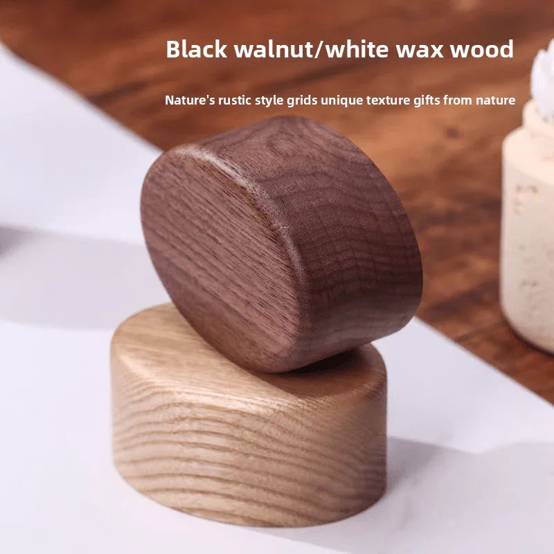 Wabi-Sabi Style Resin Toothpick and Swab Holder with Wooden Lid – Natural Look, Rustic Design, Perfect for Home Decor in Living Room, Dining Room, or Hotel – Ideal Gift for Christmas, Valentine'S Day, or Father'S Day, Too House Of Avana [[SKU:HOA-KAC-021]]