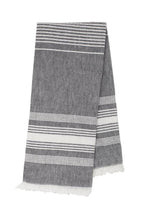 Grey Chambray Striped Kitchen Towel Archive New York