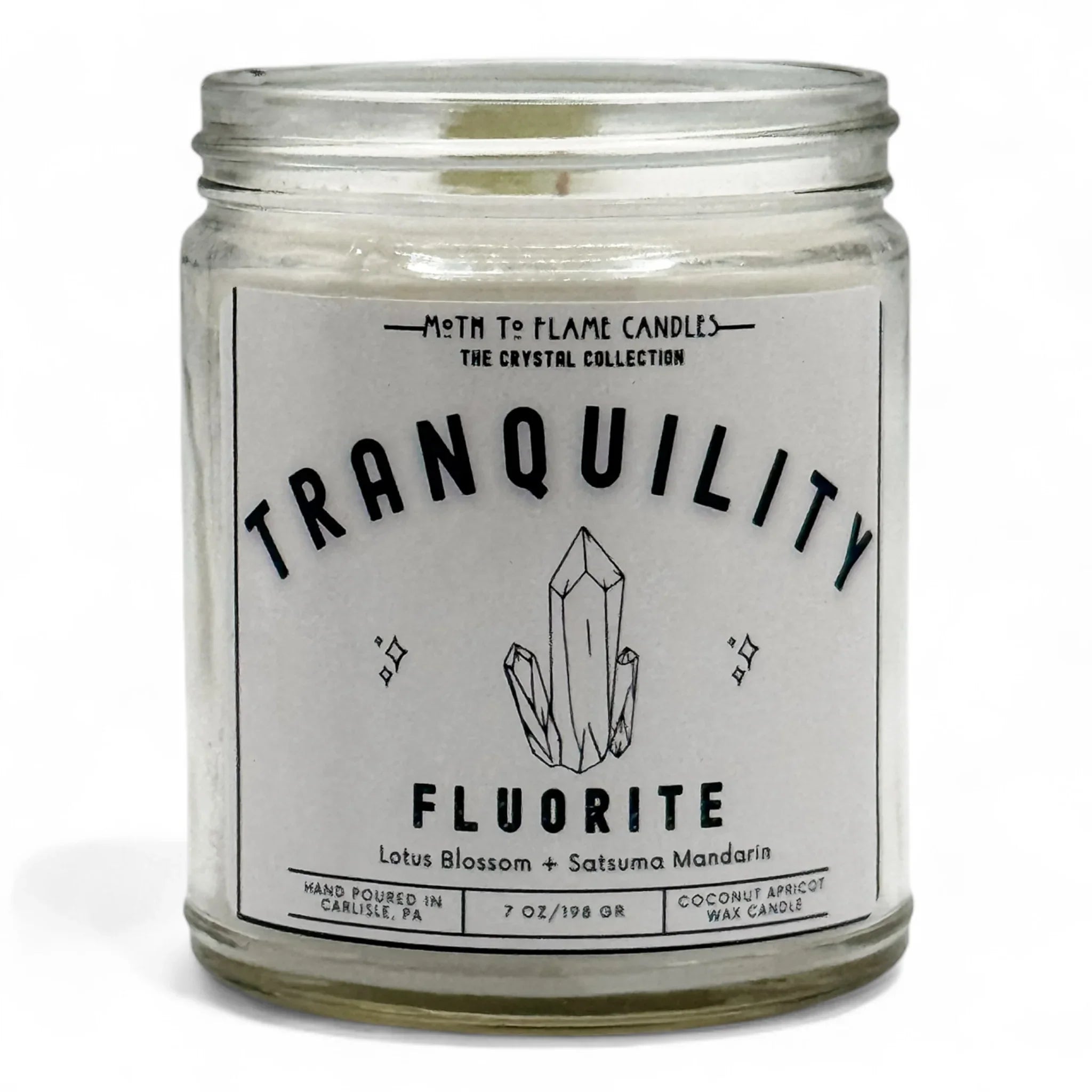 Tranquility – Oz Candle, back view - House Of Avana