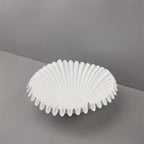 Black Glass 2-layer Tray with Wave Design, close-up view - House Of Avana [[SKU:HOA-STO-408-A]]