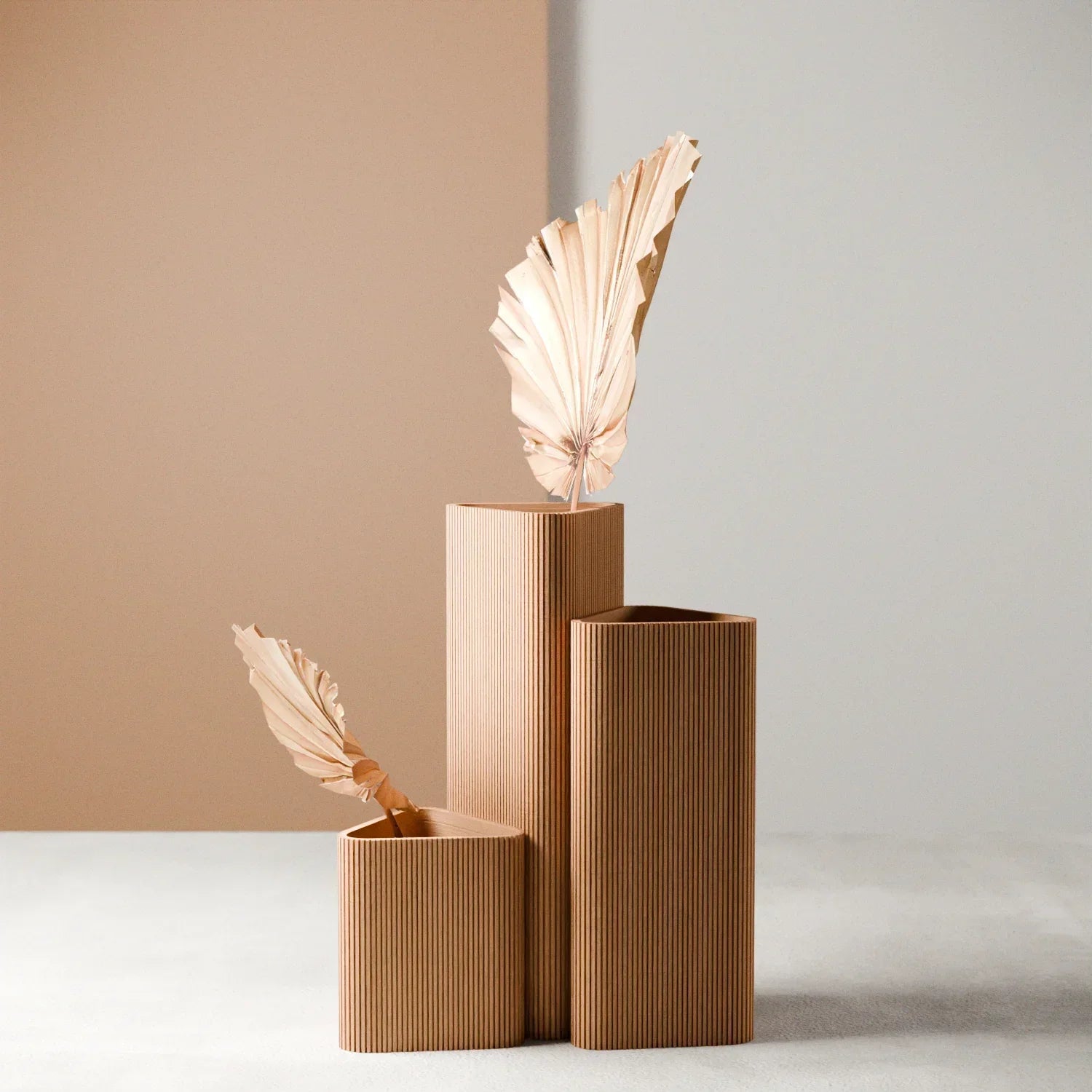 Triangle Vase, back view - House Of Avana