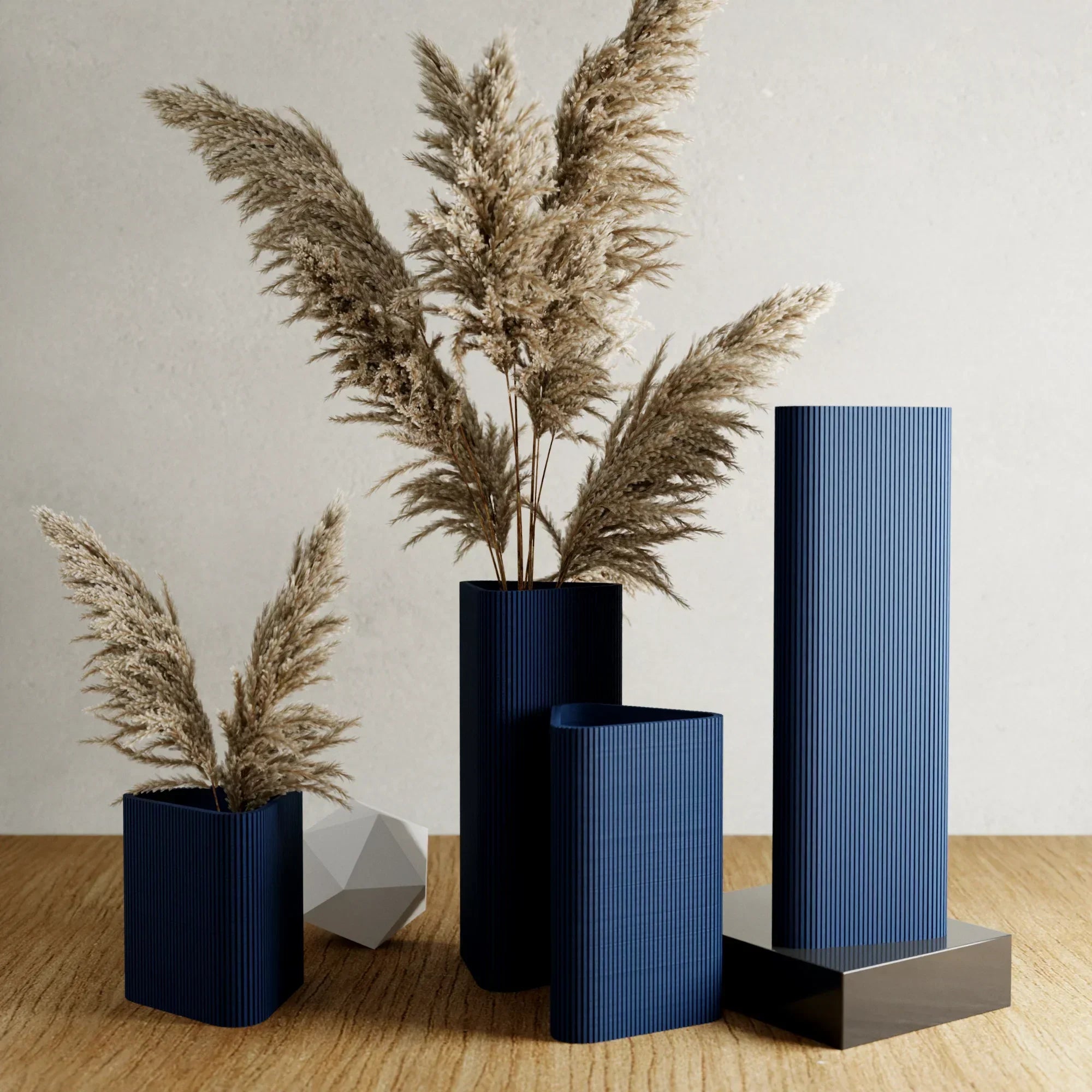Triangle Vase, angled view - House Of Avana