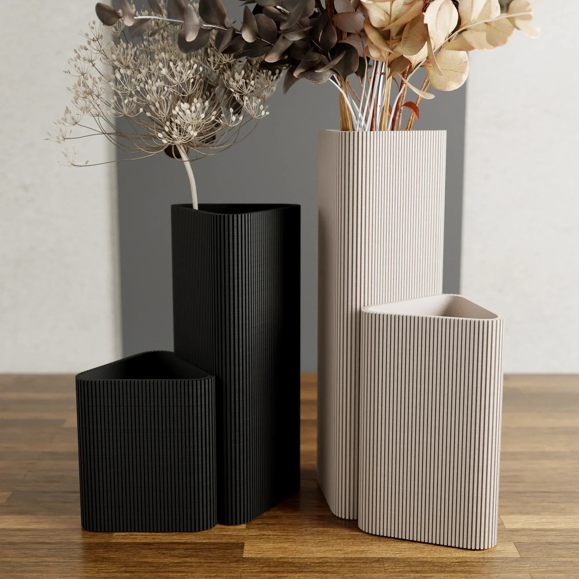 Triangle Vase, angled view - House Of Avana