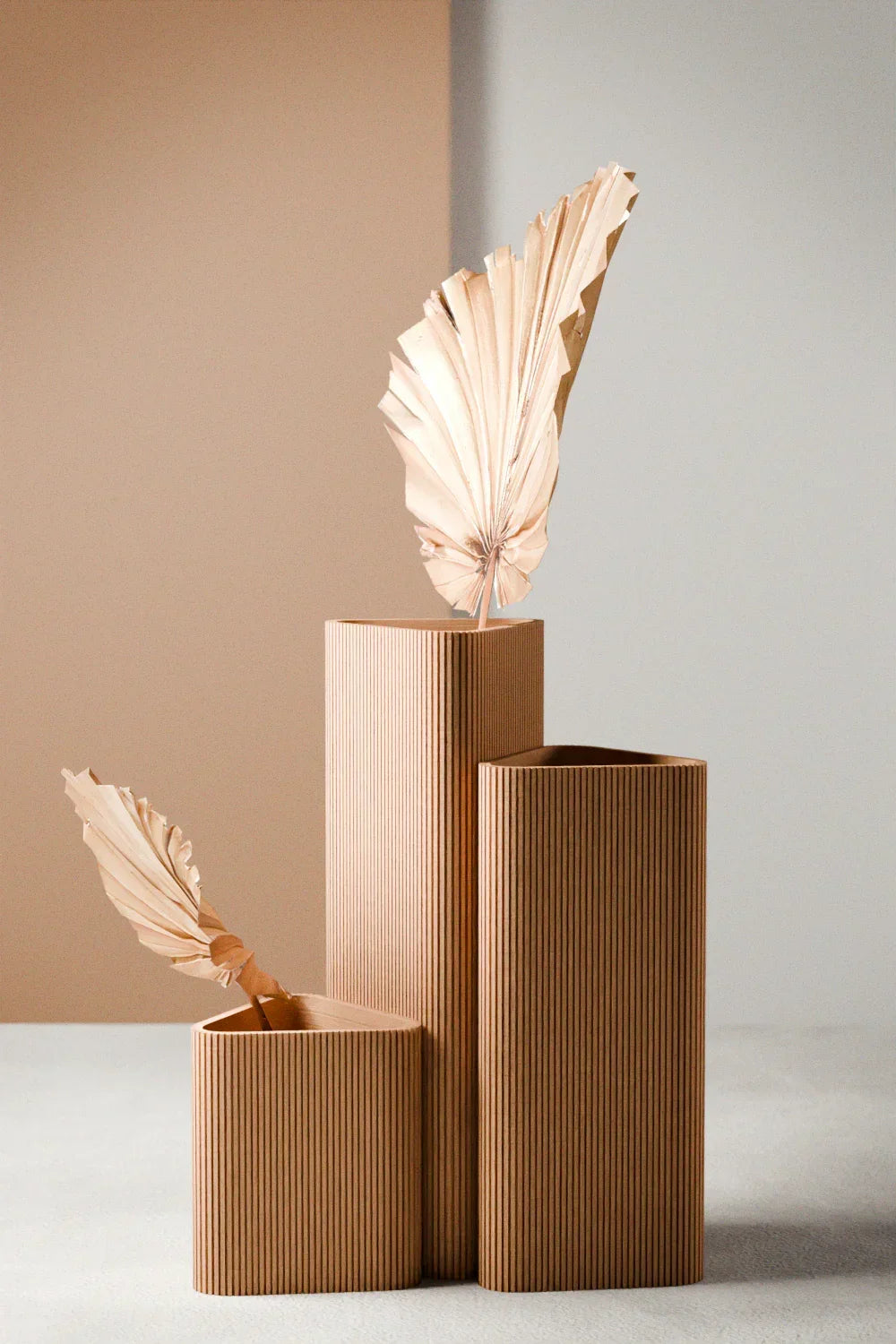 Triangle Vase, front view - House Of Avana