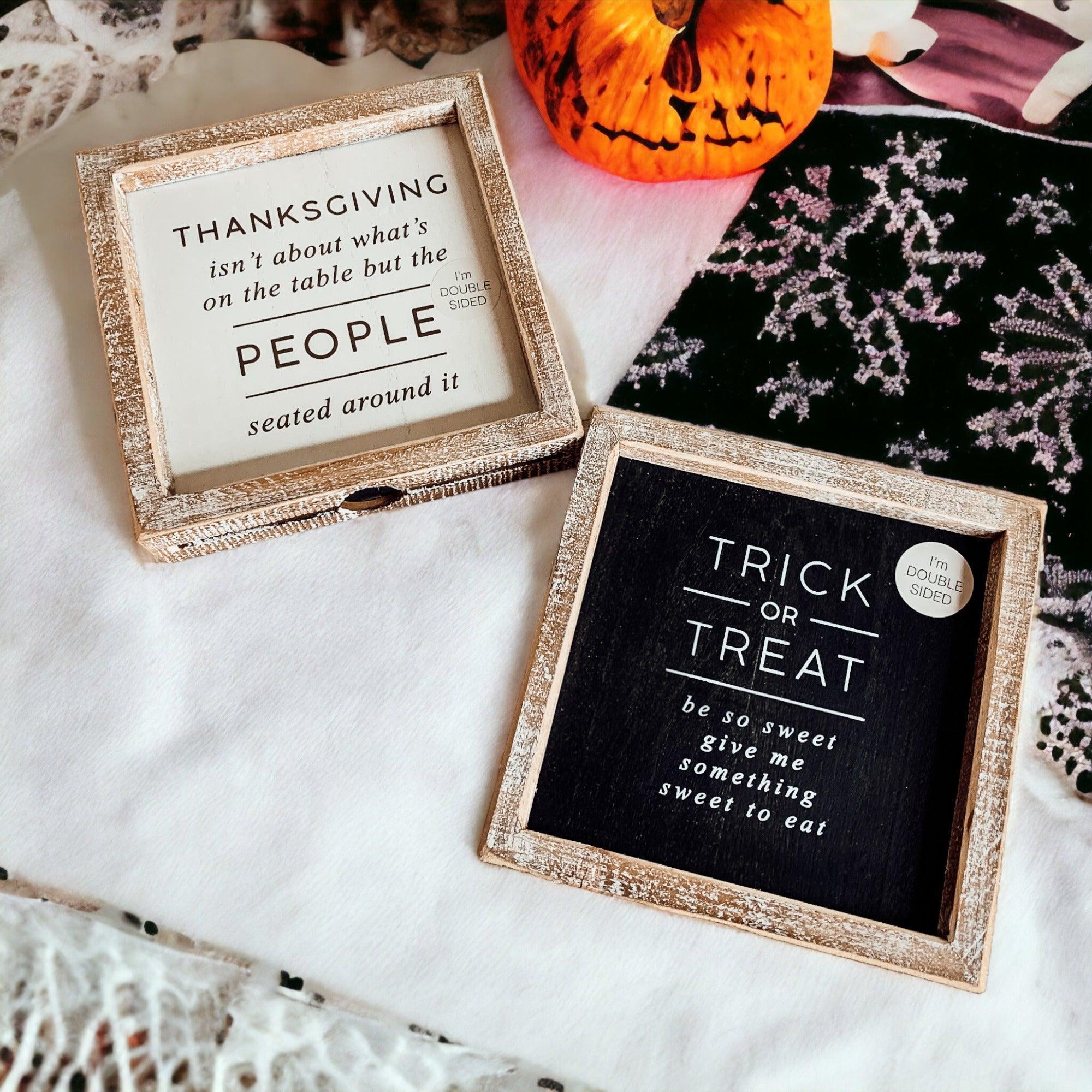 Trick + Thanksgiving | Double-Sided Gia Roma
