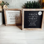 Trick + Thanksgiving | Double-Sided Gia Roma