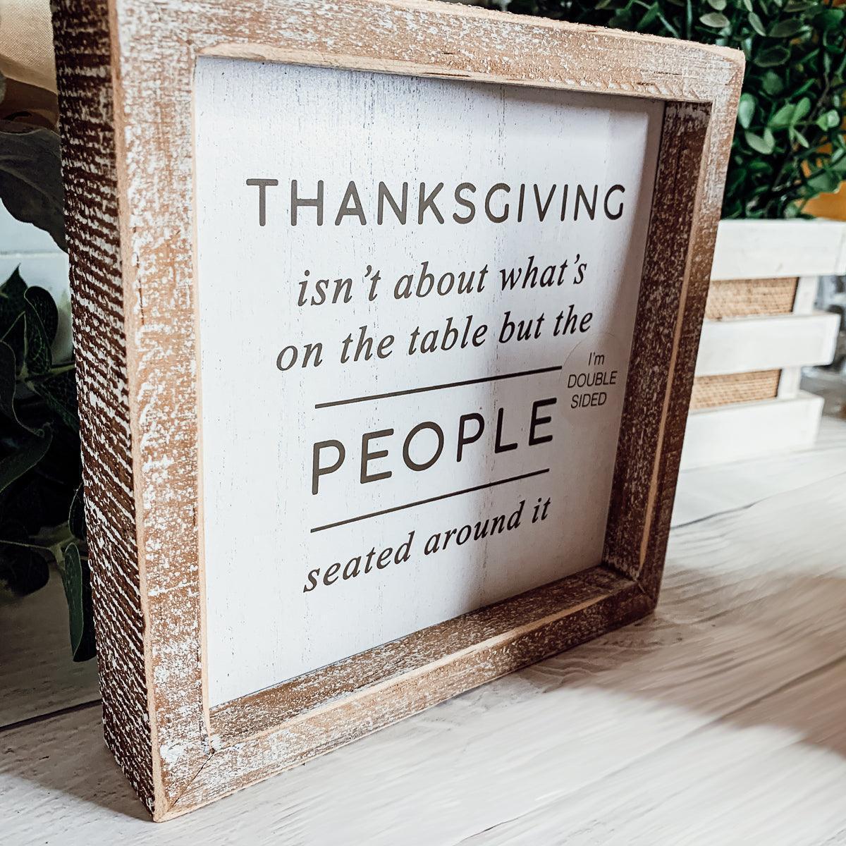Trick + Thanksgiving | Double-Sided Gia Roma