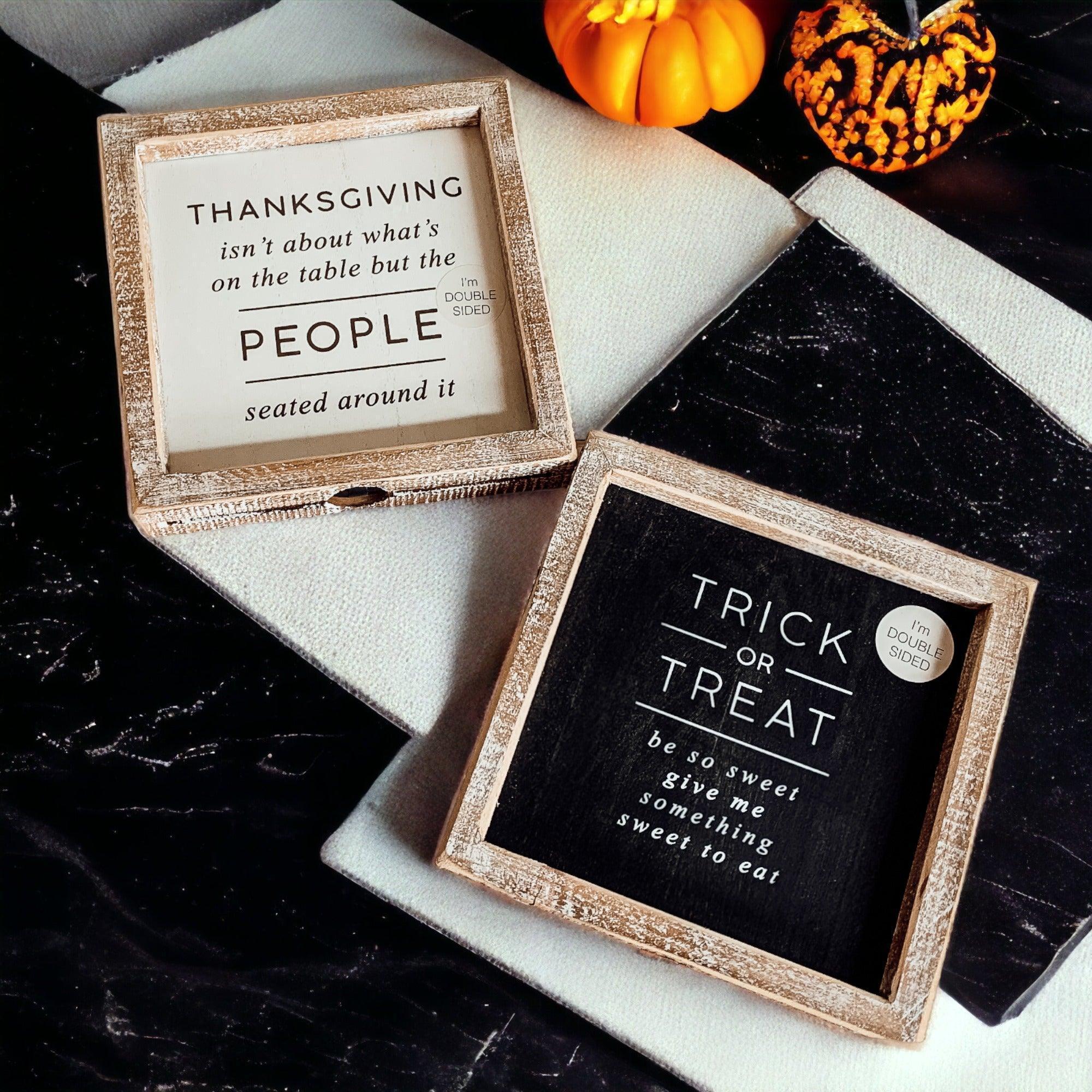 Trick + Thanksgiving | Double-Sided Gia Roma