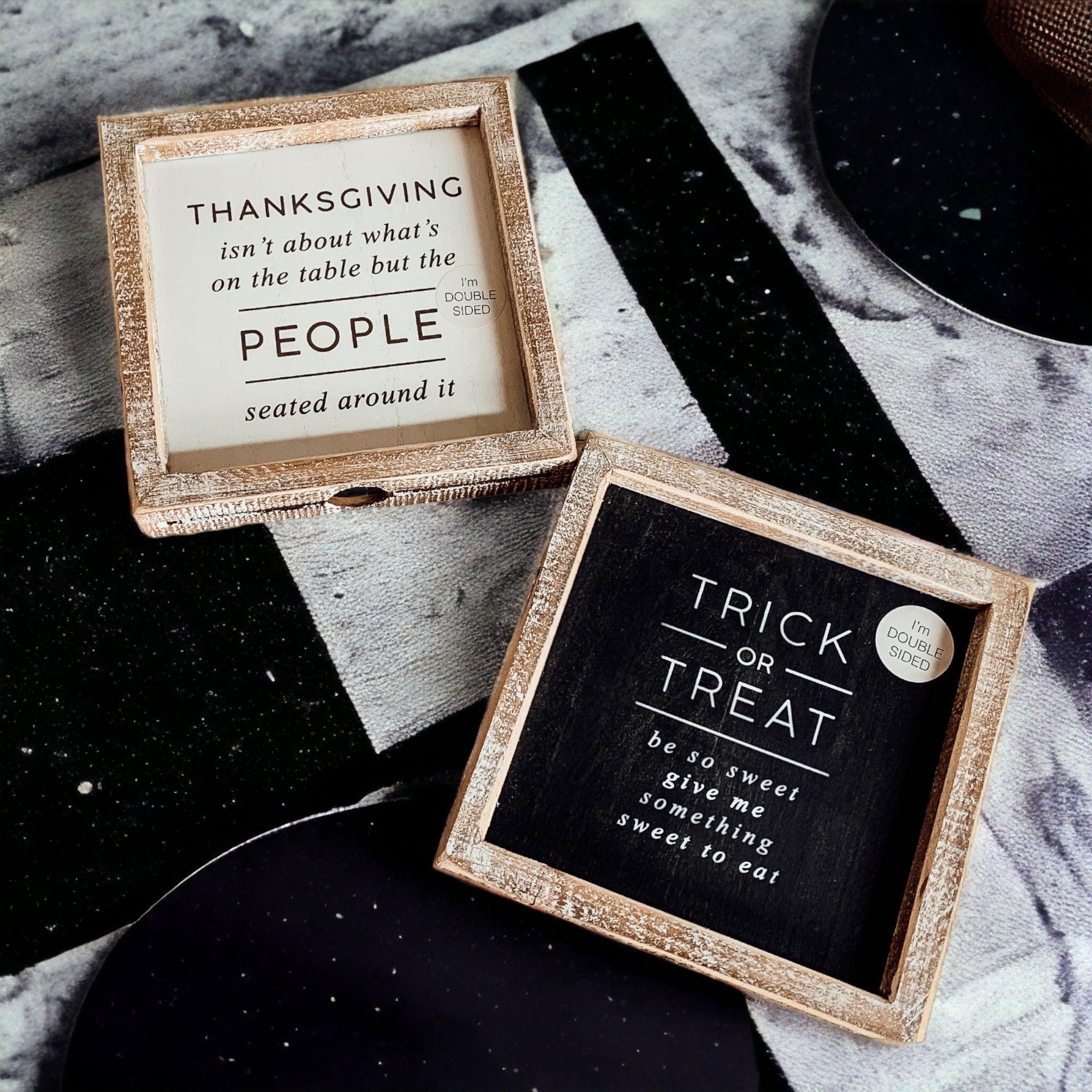Trick + Thanksgiving | Double-Sided Gia Roma