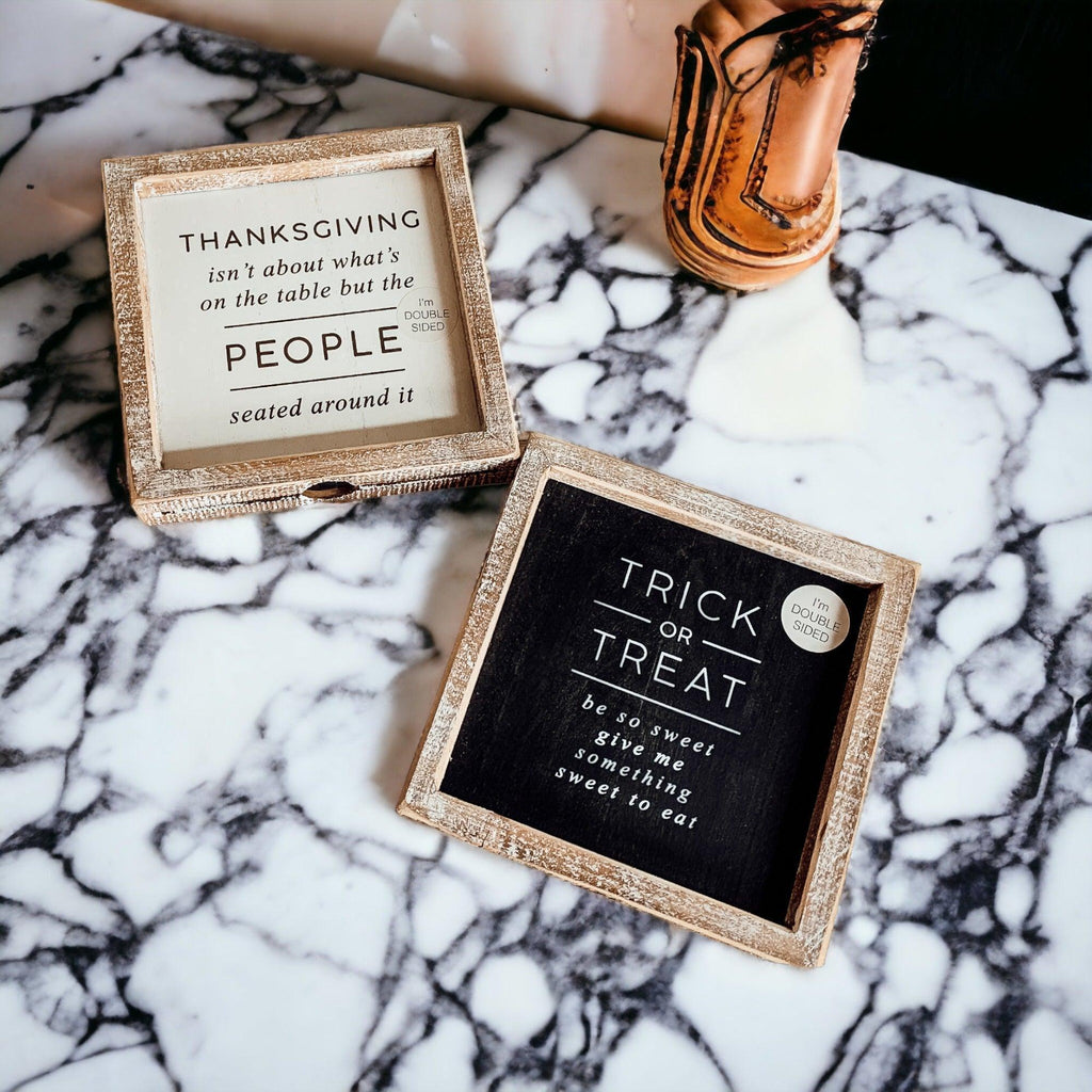 Trick + Thanksgiving | Double-Sided Gia Roma