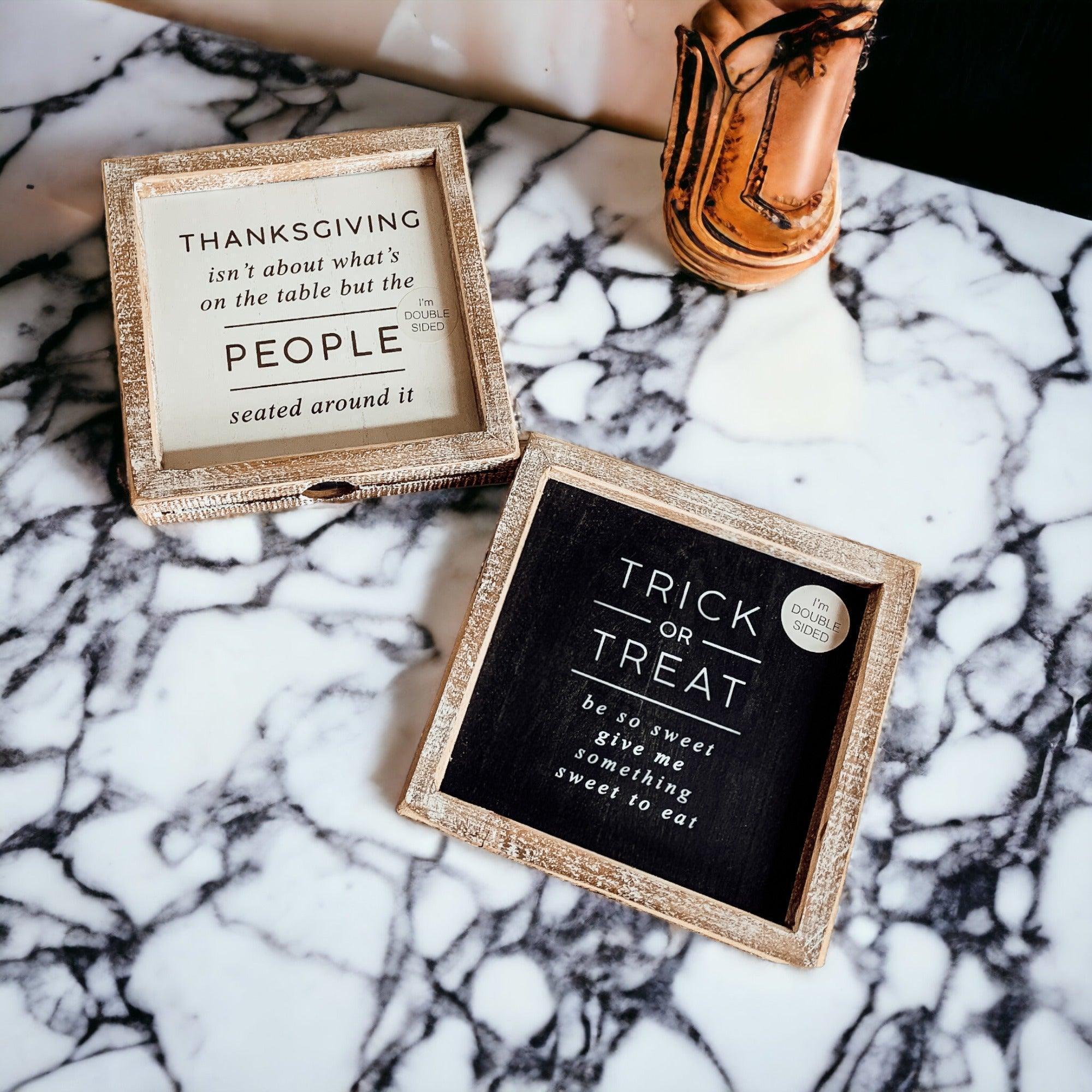 Trick + Thanksgiving | Double-Sided Gia Roma