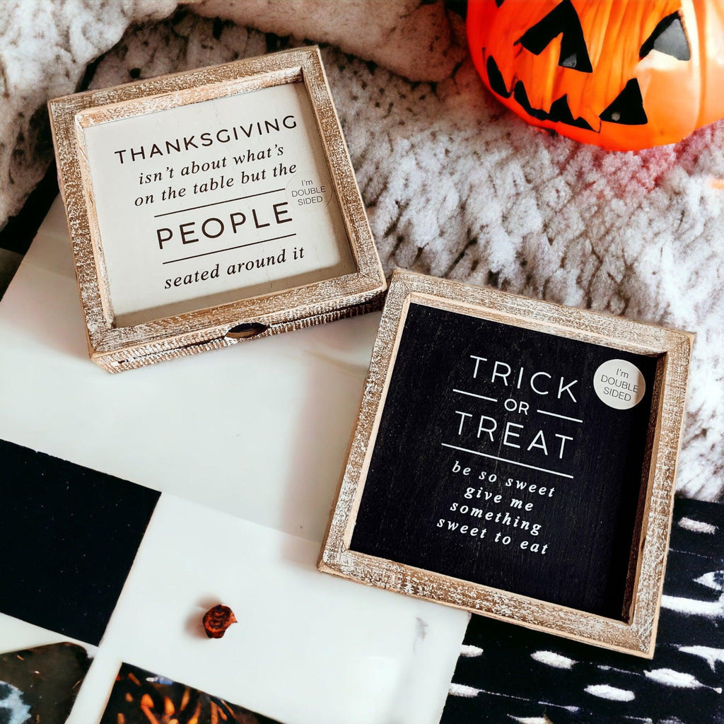Trick + Thanksgiving | Double-Sided Gia Roma