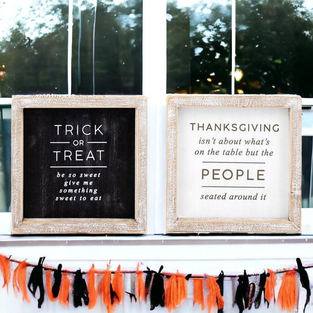 Trick + Thanksgiving | Double-Sided Gia Roma