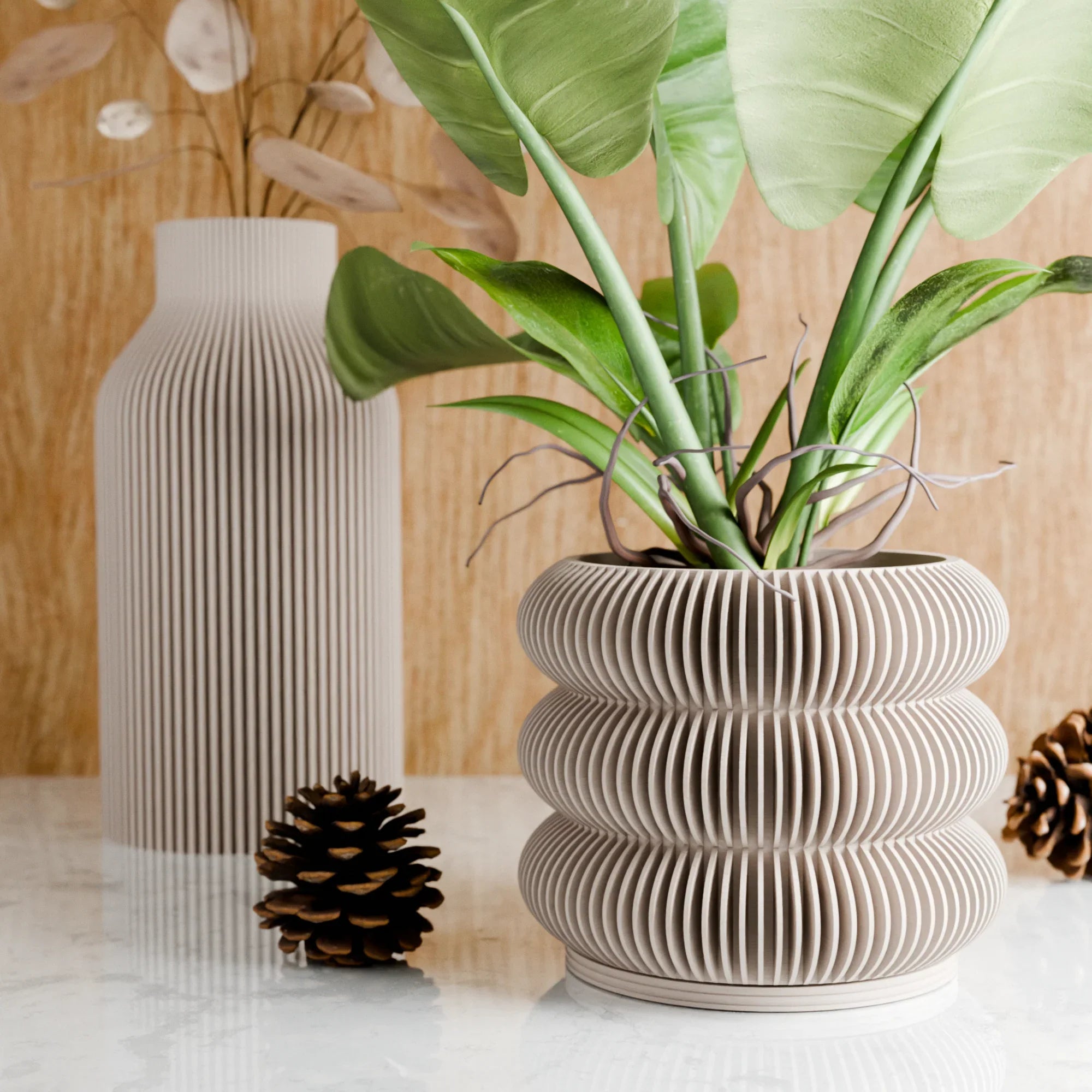 Triple Bubbles Planter, lifestyle image - House Of Avana