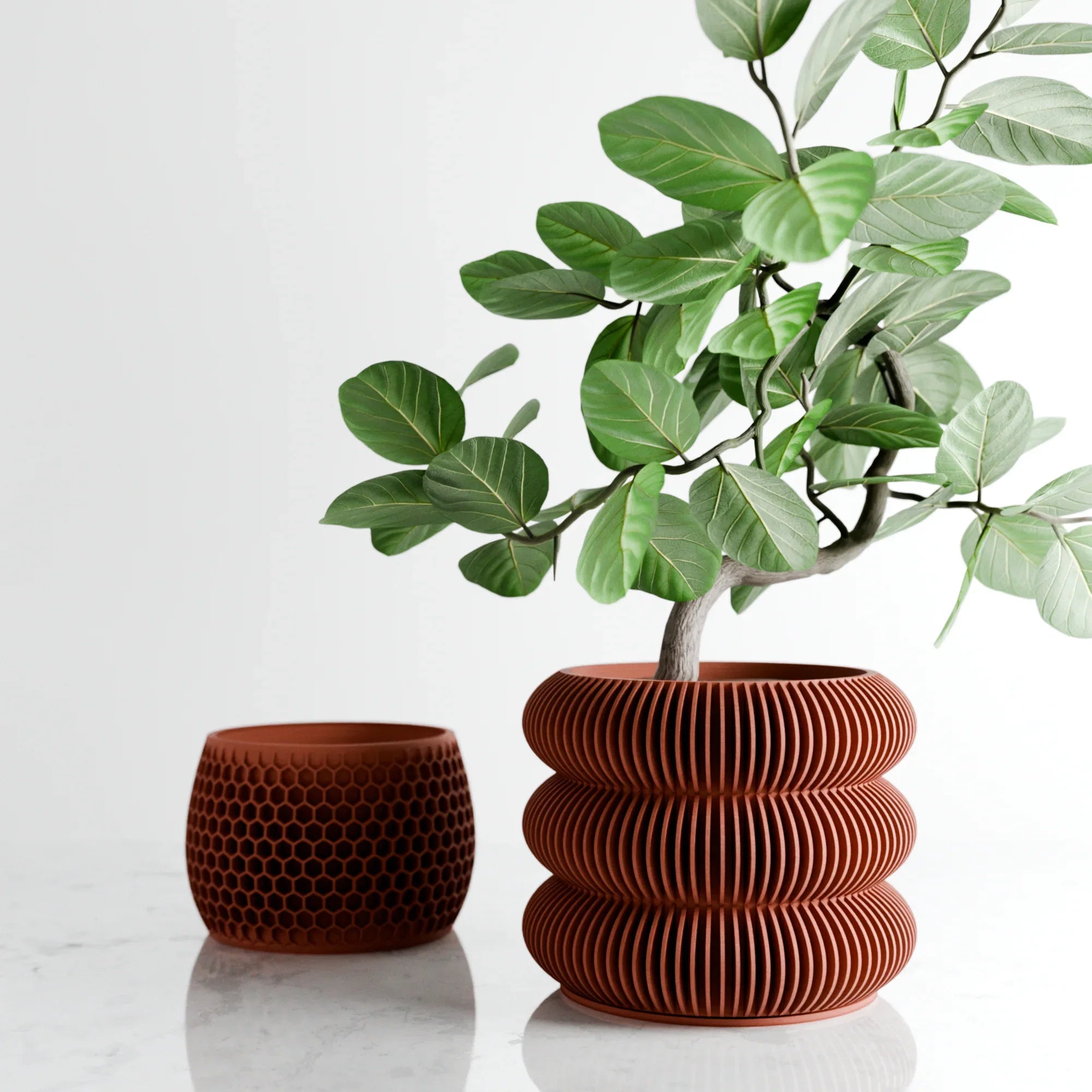 Triple Bubbles Planter, top view - House Of Avana