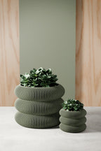Triple Bubbles Planter, front view - House Of Avana