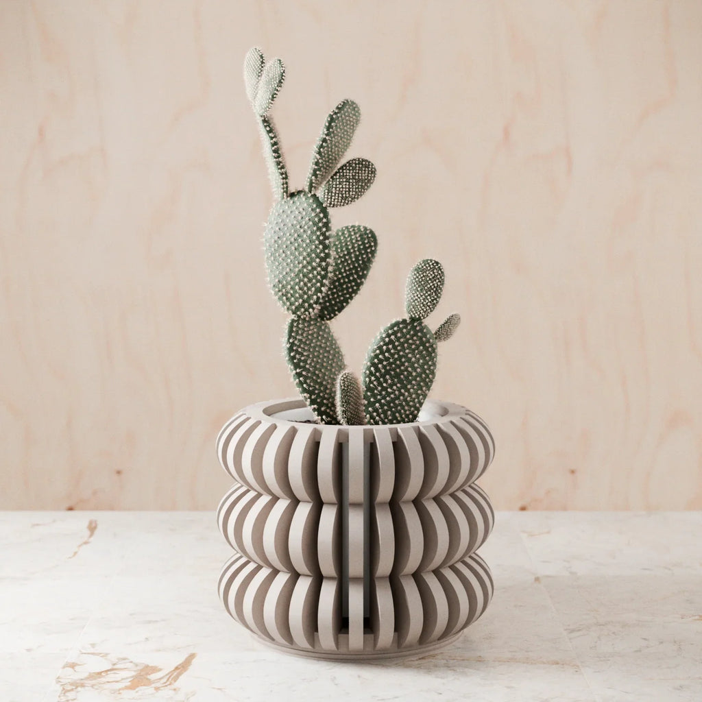Triple Bubble Orchid Planter Modernized Pottery