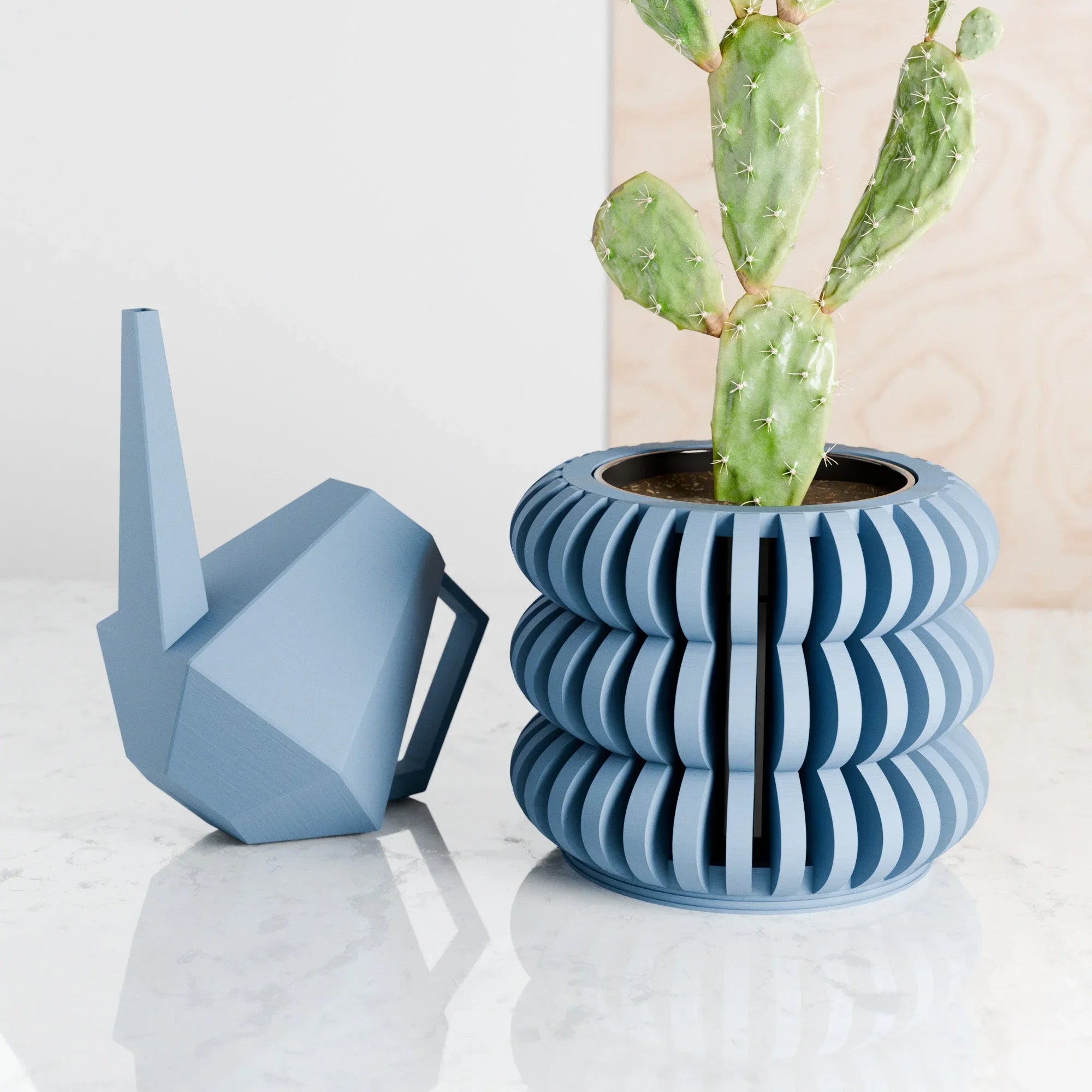Triple Bubble Orchid Planter, lifestyle image - House Of Avana