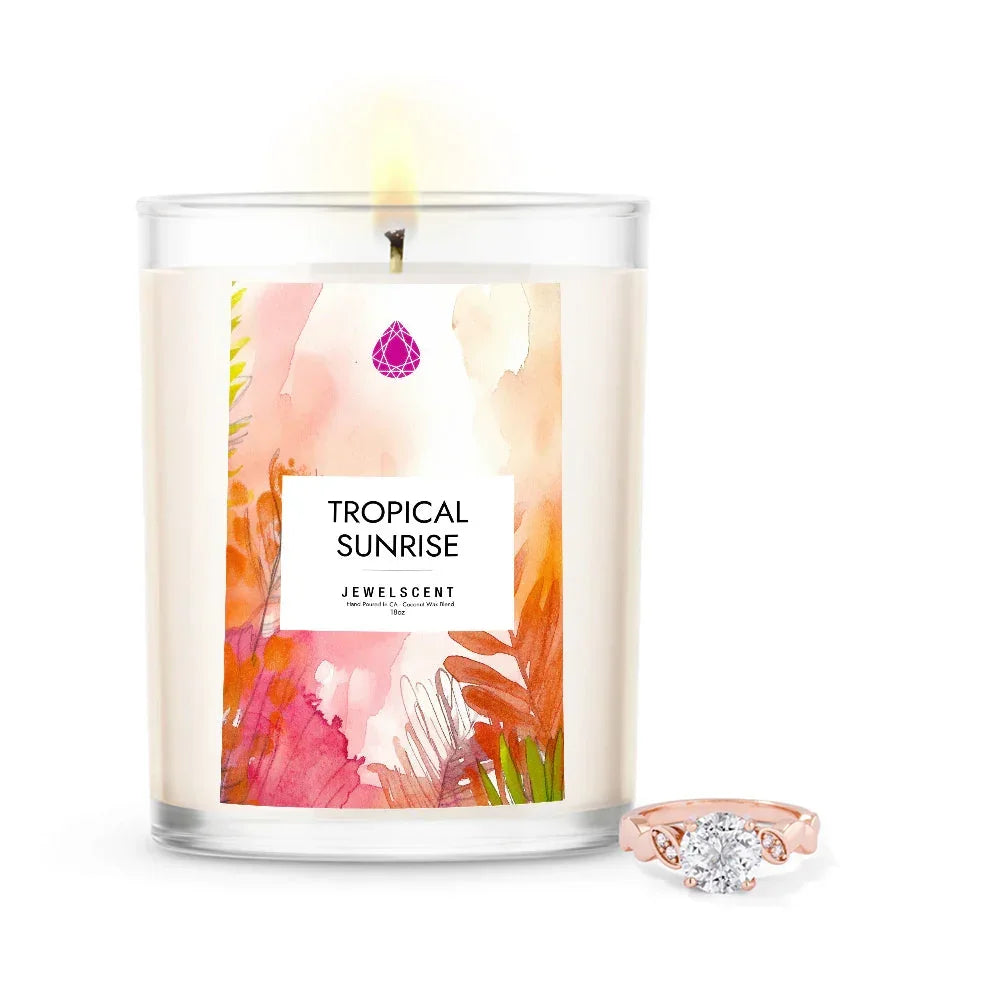 Tropical Sunrise 18oz Home Jewelry Candle JewelScent