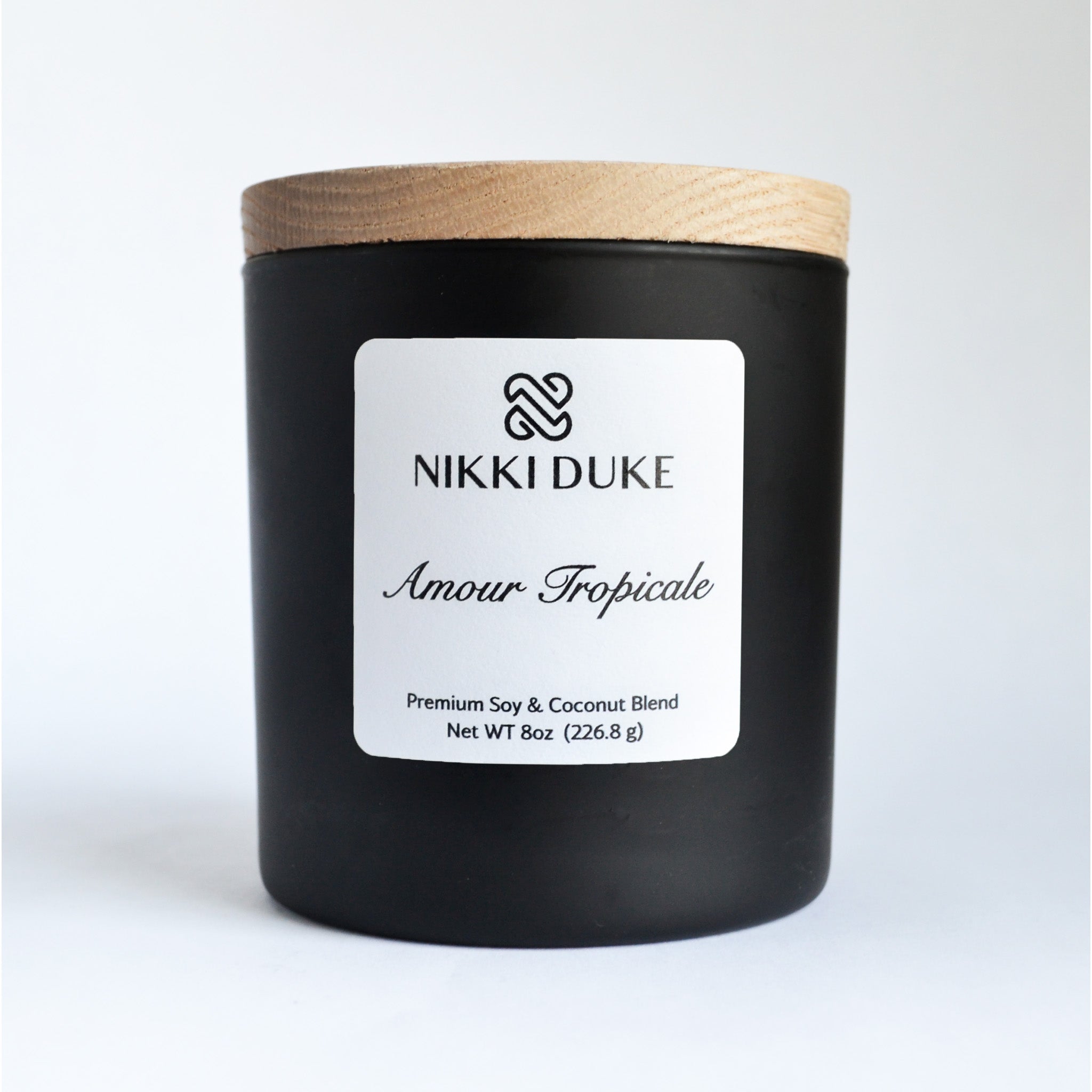 Nikki Duke Amour Tropicale 8 oz Premium Soy + Coconut Candle Nikki Duke