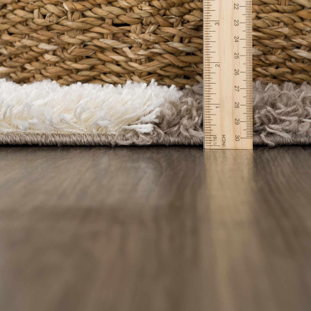 Atira Brown Checkered Area Rug Hauteloom