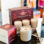 Under The Stars Set of Three Votive Candles Four Truffles