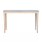 Unfinished Solid Wood 4-ft. Farmhouse Console Sofa Table