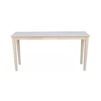 Unfinished Solid Wood 5-ft. Farmhouse Console Sofa Table