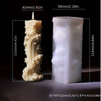 [Love Theme Irregular Shape Molds] 5pcs Silicone Candle Molds Set, European Rotating Pattern, Love Theme, Irregular Shape, for DIY Candles, Resin, Plaster Crafts & Decorations House Of Avana