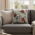 DaDa Bedding Elegant Tropical Paradise Birds Floral Tapestry Throw Pillow Covers 16" (18116) DaDalogy Bedding Collection