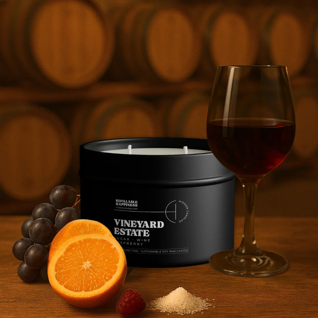 Vineyard Estate Candle Refill Hidden Candles