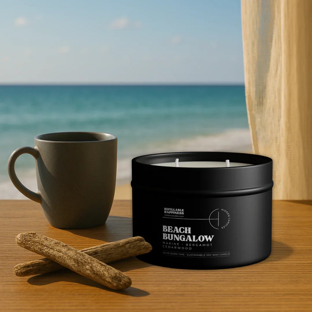 Beach Bungalow Candle Refill Hidden Candles