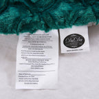 DaDa Bedding Mermaid Scales Emerald Green Blue w/ Sherpa Backside Faux Fur Throw Blanket (BL-171805) DaDalogy Bedding Collection
